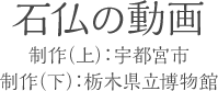 石仏の動画 制作上：宇都宮市　制下：栃木県立博物館